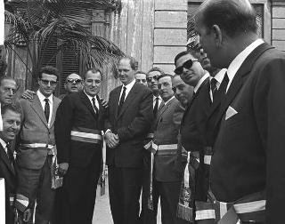 Ricevimento offerto dal Presidente della Repubblica Giuseppe Saragat al Corpo Diplomatico per il ventesimo anniversario della fondazione della Repubblica