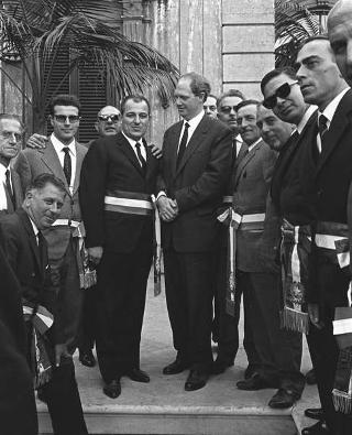 Ricevimento offerto dal Presidente della Repubblica Giuseppe Saragat al Corpo Diplomatico per il ventesimo anniversario della fondazione della Repubblica