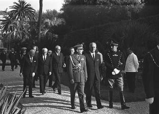 Ricevimento offerto dal Presidente della Repubblica Giuseppe Saragat al Corpo Diplomatico per il ventesimo anniversario della fondazione della Repubblica