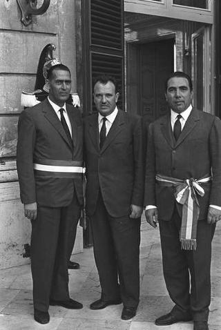 Ricevimento offerto dal Presidente della Repubblica Giuseppe Saragat al Corpo Diplomatico per il ventesimo anniversario della fondazione della Repubblica