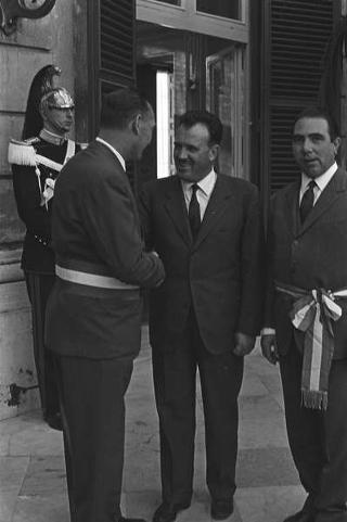Ricevimento offerto dal Presidente della Repubblica Giuseppe Saragat al Corpo Diplomatico per il ventesimo anniversario della fondazione della Repubblica