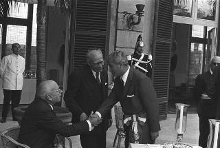 Ricevimento offerto dal Presidente della Repubblica Giuseppe Saragat al Corpo Diplomatico per il ventesimo anniversario della fondazione della Repubblica
