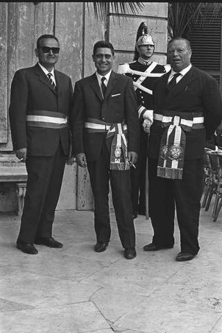 Ricevimento offerto dal Presidente della Repubblica Giuseppe Saragat al Corpo Diplomatico per il ventesimo anniversario della fondazione della Repubblica