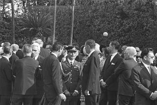 Ricevimento offerto dal Presidente della Repubblica Giuseppe Saragat al Corpo Diplomatico per il ventesimo anniversario della fondazione della Repubblica
