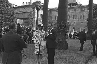 Ricevimento offerto dal Presidente della Repubblica Giuseppe Saragat al Corpo Diplomatico per il ventesimo anniversario della fondazione della Repubblica