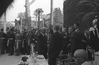 Ricevimento offerto dal Presidente della Repubblica Giuseppe Saragat al Corpo Diplomatico per il ventesimo anniversario della fondazione della Repubblica