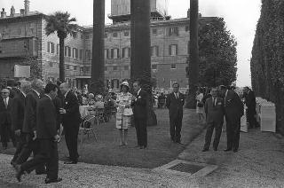 Ricevimento offerto dal Presidente della Repubblica Giuseppe Saragat al Corpo Diplomatico per il ventesimo anniversario della fondazione della Repubblica