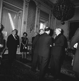 Il Presidente della Repubblica Giuseppe Saragat riceve in udienza i rappresentati dei Paesi sudamericani