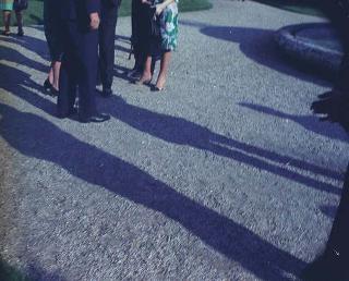 Ricevimento offerto dal Presidente della Repubblica Giuseppe Saragat nei giardini del Quirinale per il ventesimo anniversario della fondazione della Repubblica