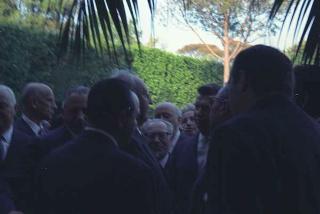 Ricevimento offerto dal Presidente della Repubblica Giuseppe Saragat nei giardini del Quirinale per il ventesimo anniversario della fondazione della Repubblica