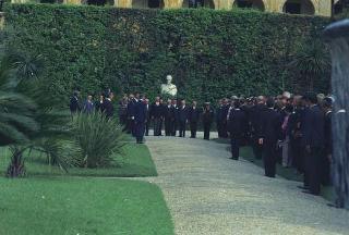 Ricevimento offerto dal Presidente della Repubblica Giuseppe Saragat nei giardini del Quirinale per il ventesimo anniversario della fondazione della Repubblica