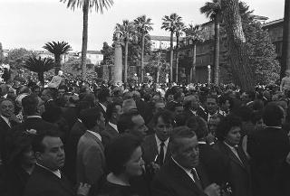 Ricevimento offerto dal Presidente della Repubblica Giuseppe Saragat nei giardini del Quirinale per il ventesimo anniversario della fondazione della Repubblica
