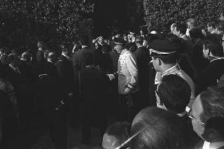 Ricevimento offerto dal Presidente della Repubblica Giuseppe Saragat nei giardini del Quirinale per il ventesimo anniversario della fondazione della Repubblica