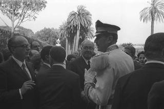 Ricevimento offerto dal Presidente della Repubblica Giuseppe Saragat nei giardini del Quirinale per il ventesimo anniversario della fondazione della Repubblica
