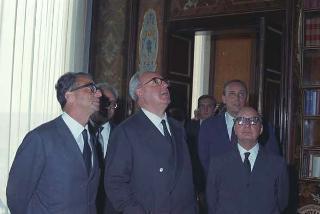 Il Presidente della Repubblica Giuseppe Saragat riceve in udienza Ugo La Malfa e dirigenti del Partito repubblicano italiano