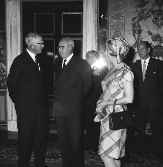 Colazione offerta dal Presidente della Repubblica Giuseppe Saragat  in onore di Sua Maestà Re Gustavo Adolfo di Svezia in occasione della sua visita ufficiale