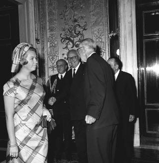 Colazione offerta dal Presidente della Repubblica Giuseppe Saragat  in onore di Sua Maestà Re Gustavo Adolfo di Svezia in occasione della sua visita ufficiale