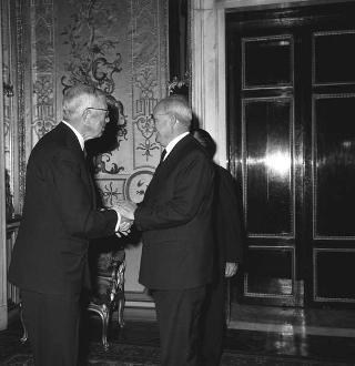 Colazione offerta dal Presidente della Repubblica Giuseppe Saragat  in onore di Sua Maestà Re Gustavo Adolfo di Svezia in occasione della sua visita ufficiale