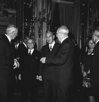 Colazione offerta dal Presidente della Repubblica Giuseppe Saragat  in onore di Sua Maestà Re Gustavo Adolfo di Svezia in occasione della sua visita ufficiale
