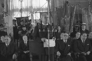 Visita ufficiale del Presidente della Repubblica Giuseppe Saragat in Friuli in occasione della chiusura delle celebrazioni del centenario dell'Unione del Veneto e del Friuli all'Italia
