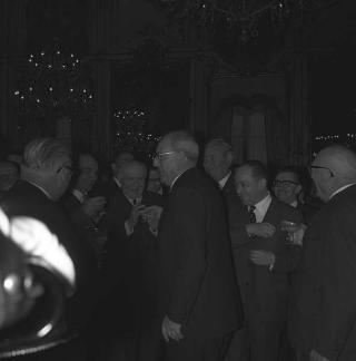 Udienza con il Presidente della Repubblica Giuseppe Saragat  con una delegazione dei partecipanti al Congresso Costituente del nuovo Partito PSI-PSDI