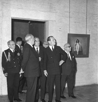 Intervento del Presidente della Repubblica Giuseppe Saragat all'inaugurazione della Mostra annuale dell'Accademia di Francia in occasione della riapertura di Villa Medici