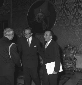 Vladimir Ludvik, nuovo ambasciatore della Repubblica Socialista Cecoslovacca: presentazione lettere credenziali