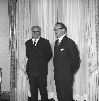 Vladimir Ludvik, nuovo ambasciatore della Repubblica Socialista Cecoslovacca: presentazione lettere credenziali