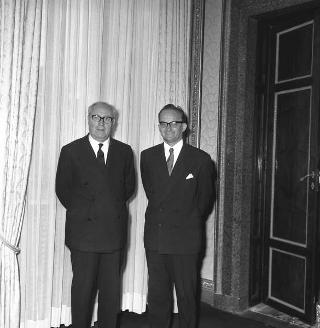 Vladimir Ludvik, nuovo ambasciatore della Repubblica Socialista Cecoslovacca: presentazione lettere credenziali