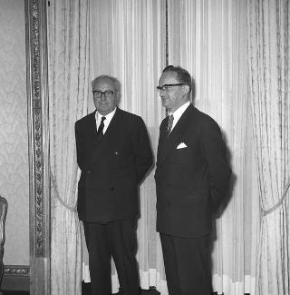Vladimir Ludvik, nuovo ambasciatore della Repubblica Socialista Cecoslovacca: presentazione lettere credenziali