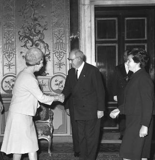 Colazione offerta dal Presidente della Repubblica Giuseppe Saragat in onore dei Reali di Danimarca