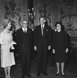 Colazione offerta dal Presidente della Repubblica Giuseppe Saragat in onore dei Reali di Danimarca