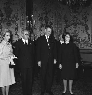 Colazione offerta dal Presidente della Repubblica Giuseppe Saragat in onore dei Reali di Danimarca