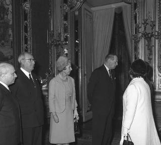 Colazione offerta dal Presidente della Repubblica Giuseppe Saragat in onore dei Reali di Danimarca