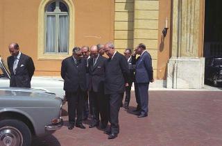 Presentazione al Quirinale della nuova vettura Lancia "Flavia"