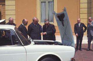 Presentazione al Quirinale della nuova vettura Lancia "Flavia"