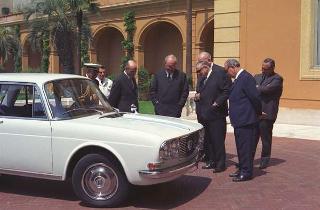 Presentazione al Quirinale della nuova vettura Lancia "Flavia"