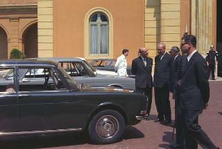 Presentazione al Quirinale della nuova vettura Lancia "Flavia"