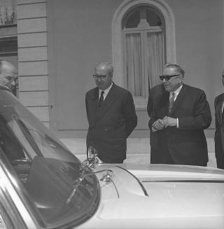 Presentazione al Quirinale della nuova vettura Lancia "Flavia"