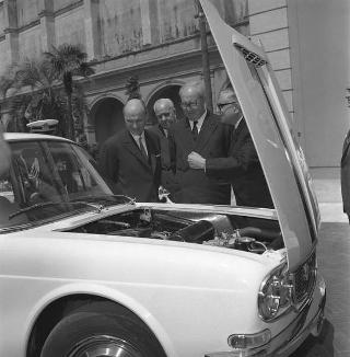 Presentazione al Quirinale della nuova vettura Lancia "Flavia"