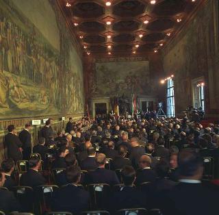 Visita privata del Presidente della Repubblica Francese Charles De Gaulle per la cerimonia in Campidoglio nel X anniversario della firma dei Trattati istitutivi della CEE