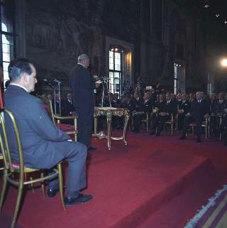 Visita privata del Presidente della Repubblica Francese Charles De Gaulle per la cerimonia in Campidoglio nel X anniversario della firma dei Trattati istitutivi della CEE