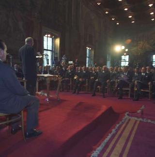 Visita privata del Presidente della Repubblica Francese Charles De Gaulle per la cerimonia in Campidoglio nel X anniversario della firma dei Trattati istitutivi della CEE