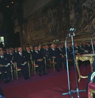 Visita privata del Presidente della Repubblica Francese Charles De Gaulle per la cerimonia in Campidoglio nel X anniversario della firma dei Trattati istitutivi della CEE