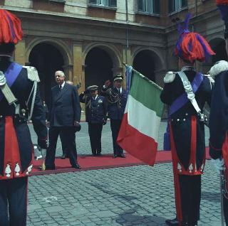Visita privata del Presidente della Repubblica Francese Charles De Gaulle per la cerimonia in Campidoglio nel X anniversario della firma dei Trattati istitutivi della CEE