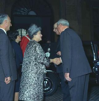 Visita privata del Presidente della Repubblica Francese Charles De Gaulle per la cerimonia in Campidoglio nel X anniversario della firma dei Trattati istitutivi della CEE