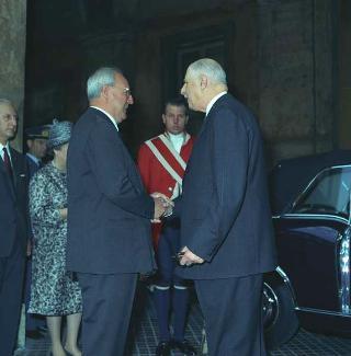 Visita privata del Presidente della Repubblica Francese Charles De Gaulle per la cerimonia in Campidoglio nel X anniversario della firma dei Trattati istitutivi della CEE