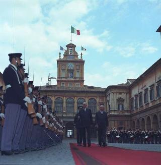 Visita privata del Presidente della Repubblica Francese Charles De Gaulle per la cerimonia in Campidoglio nel X anniversario della firma dei Trattati istitutivi della CEE