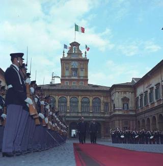 Visita privata del Presidente della Repubblica Francese Charles De Gaulle per la cerimonia in Campidoglio nel X anniversario della firma dei Trattati istitutivi della CEE