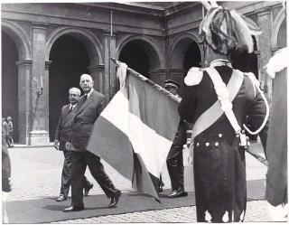 Visita privata del Presidente della Repubblica Francese Charles De Gaulle per la cerimonia in Campidoglio nel X anniversario della firma dei Trattati istitutivi della CEE